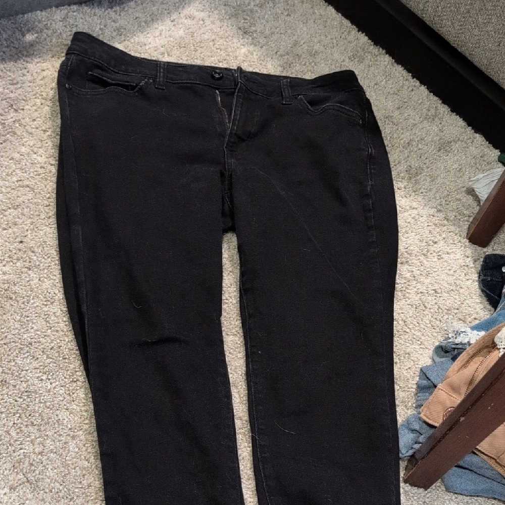 Sonoma Black Straight Leg Women's Jeans